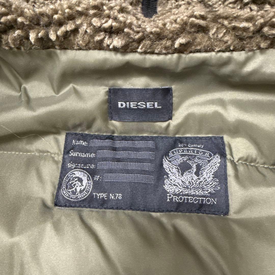 ※さとっぺ　DIESEL フライトジャケットN-2B ブラック　Mサイズ