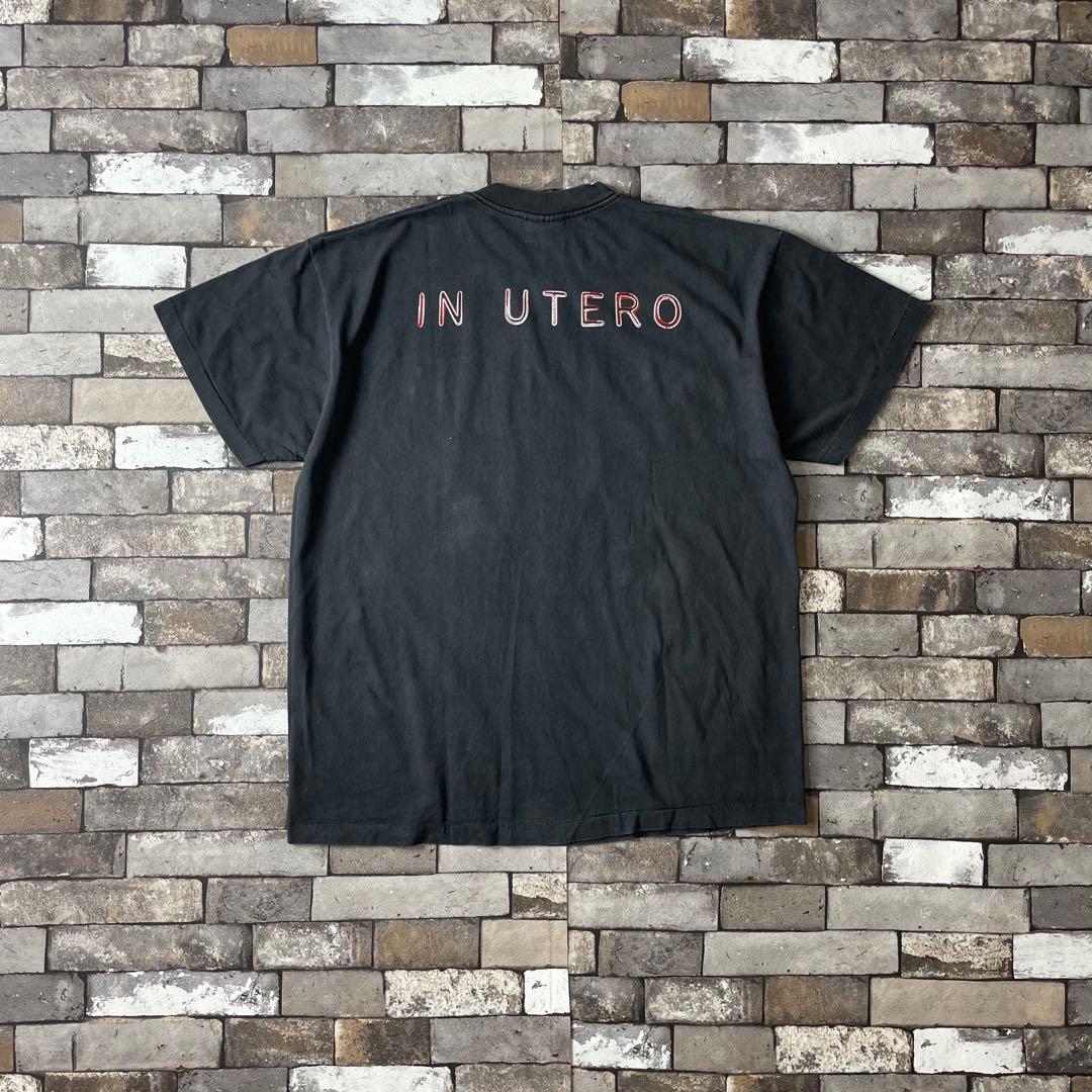 Nirvana In Utero Fade Tee XL ニルヴァーナ