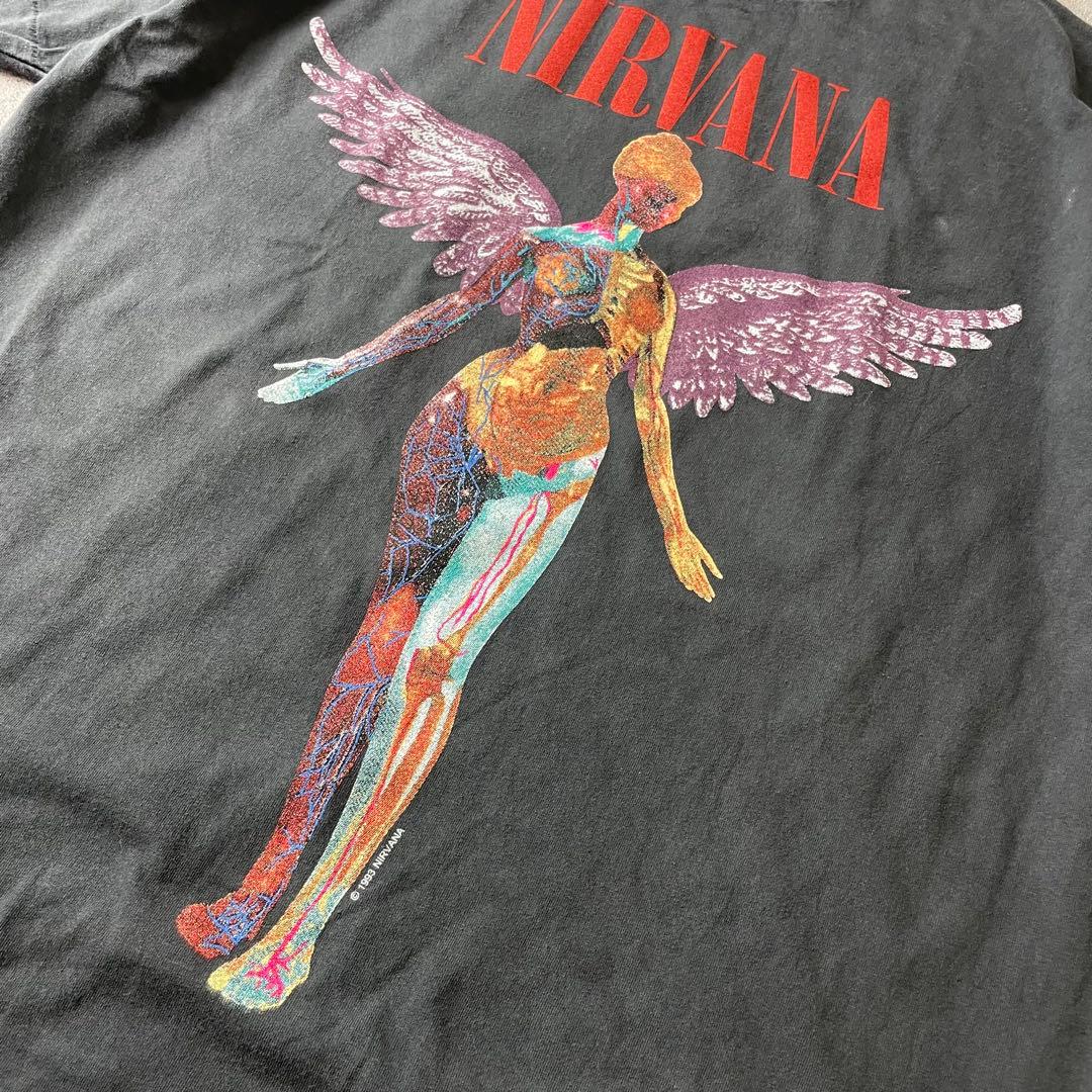 Nirvana In Utero Fade Tee XL ニルヴァーナ