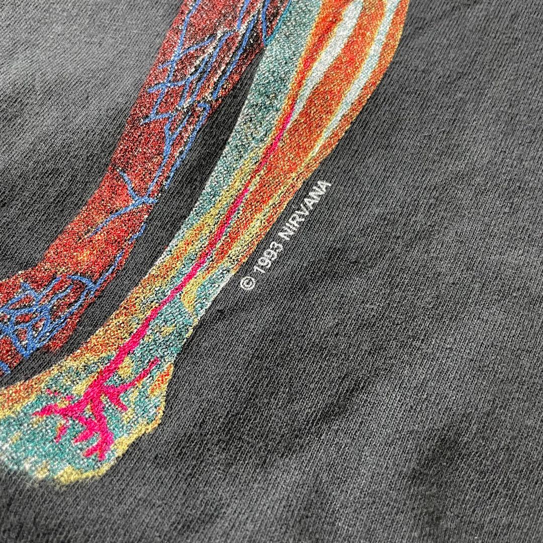 Nirvana In Utero Fade Tee XL ニルヴァーナ
