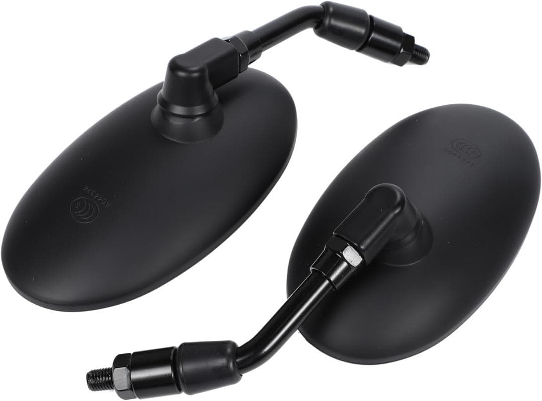 3個セット 10mm バイクミラー ブラック 正ネジ 左右