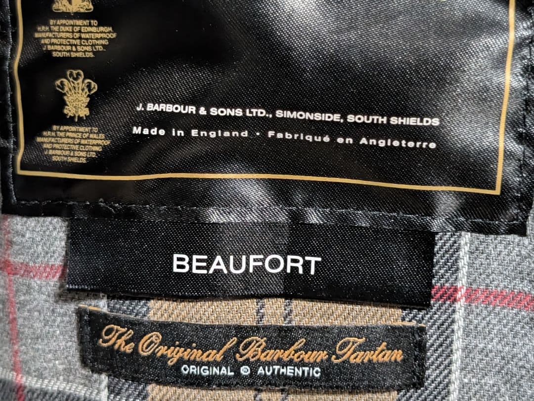 Barbour beaufort 34 ネイビー