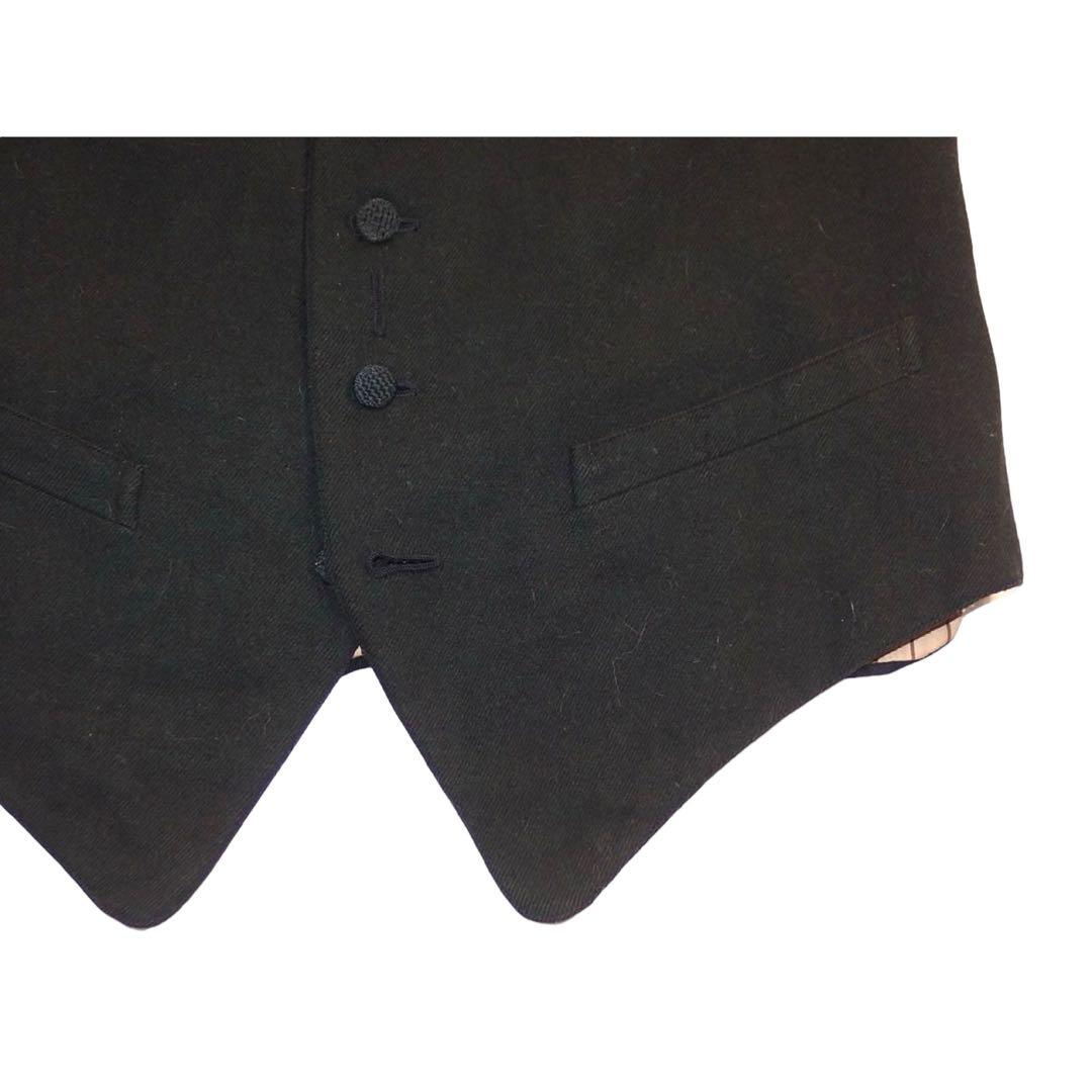 ▪40s CINCH BACK ビンテージ ベスト シンチバック ジレ 黒