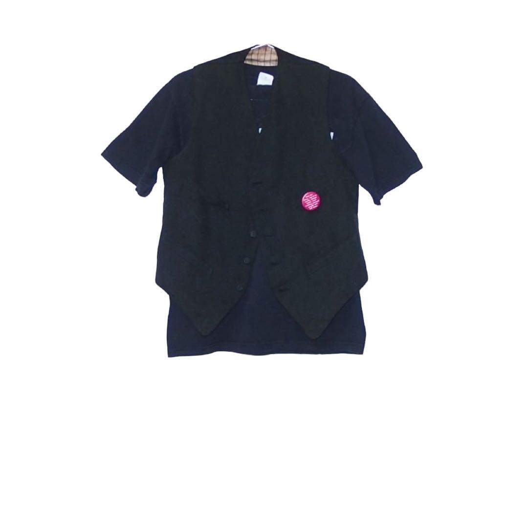 ▪40s CINCH BACK ビンテージ ベスト シンチバック ジレ 黒