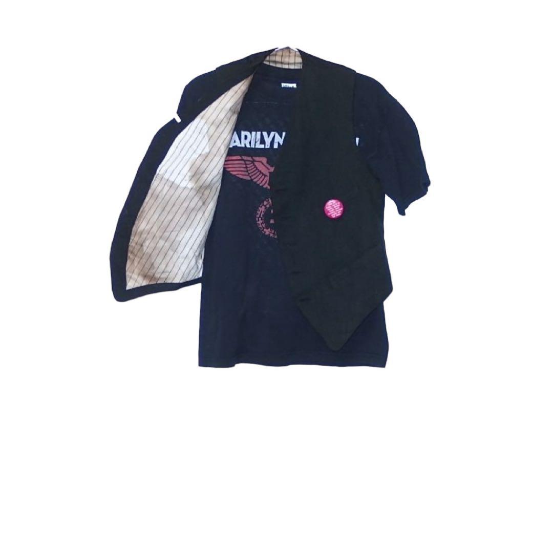 ▪40s CINCH BACK ビンテージ ベスト シンチバック ジレ 黒