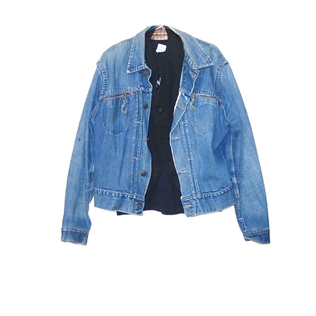 ▪40s CINCH BACK ビンテージ ベスト シンチバック ジレ 黒
