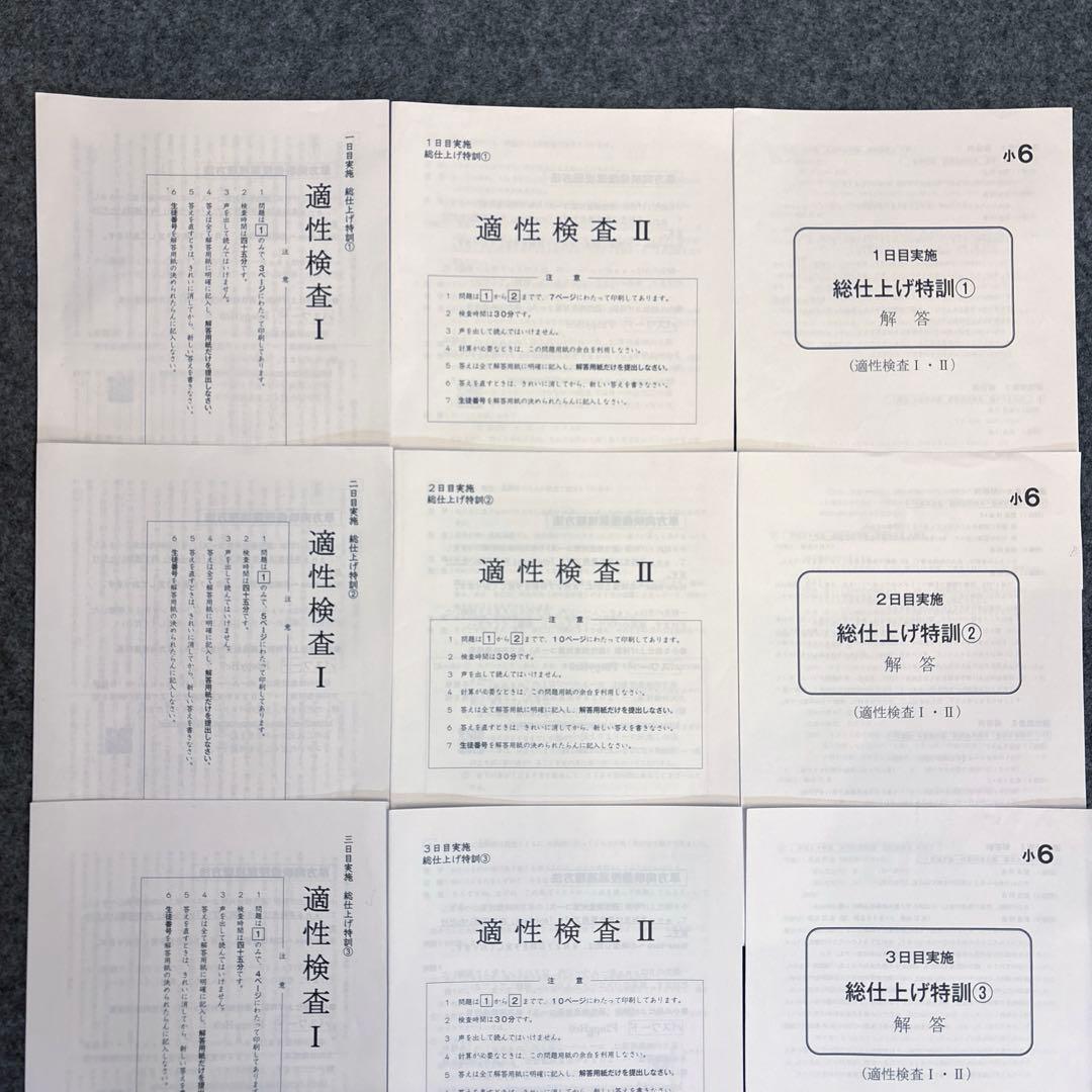 ena総仕上げ特訓全4日間分2024〜2025年版適正検査　迅速発送