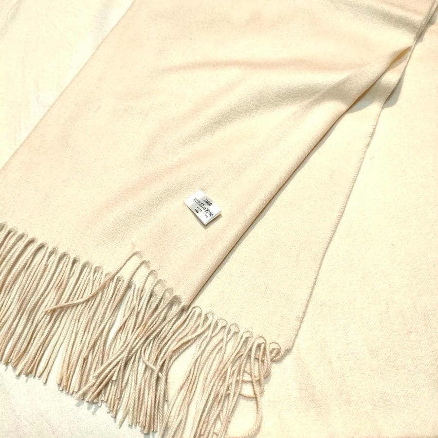 残り僅か値下60㎝×200大判 100% カシミヤストールマフラー OB 新品