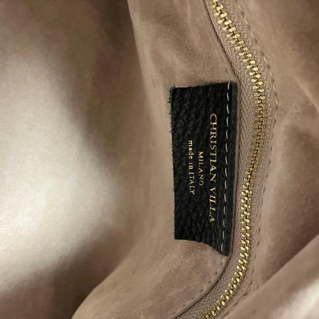 【美品】CHRISTIAN VILLA バッグ 2way ボストン ショルダー