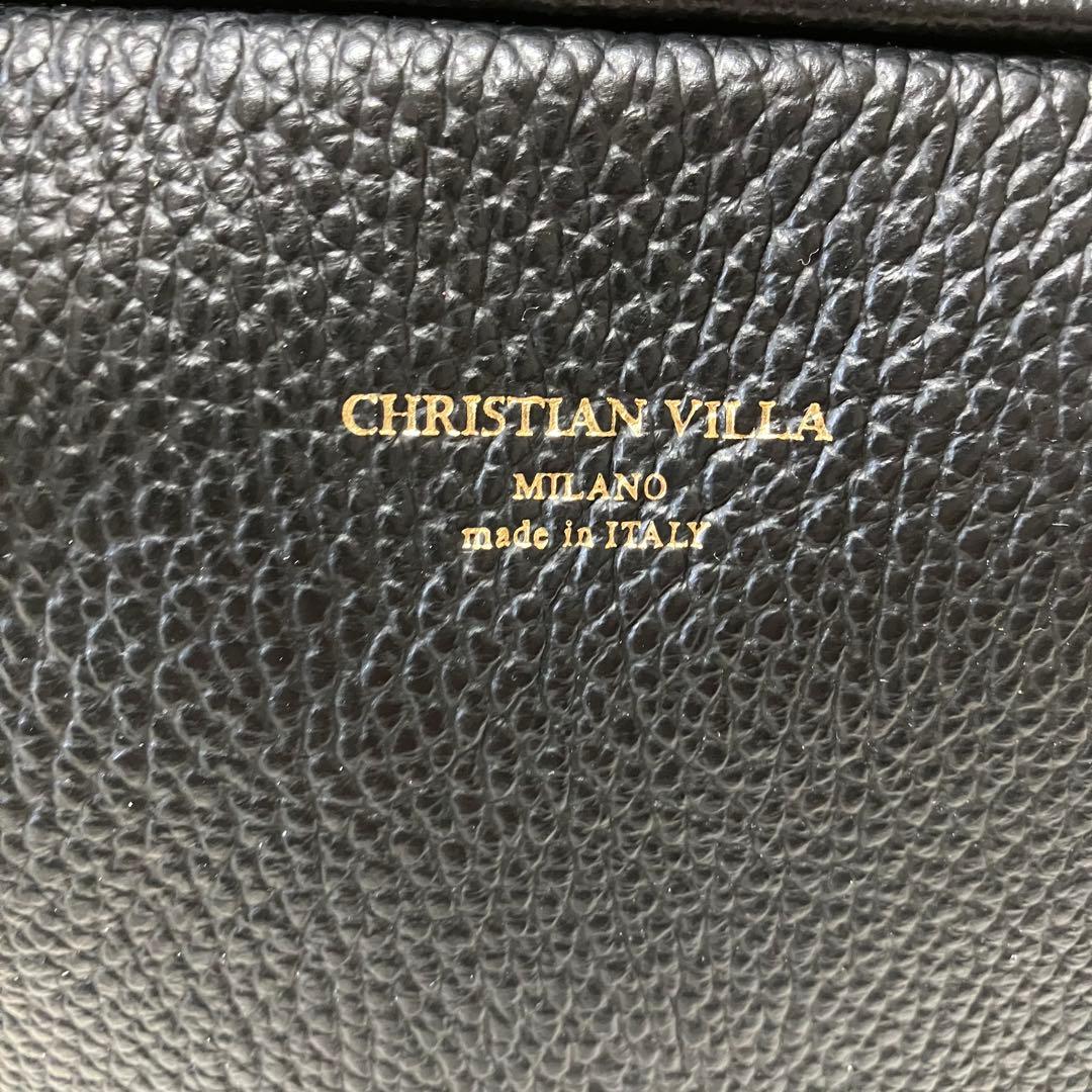 【美品】CHRISTIAN VILLA バッグ 2way ボストン ショルダー
