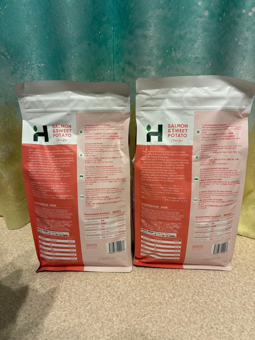 HEKA ドッグフード サーモン & スイートポテト 1.8kg 2袋