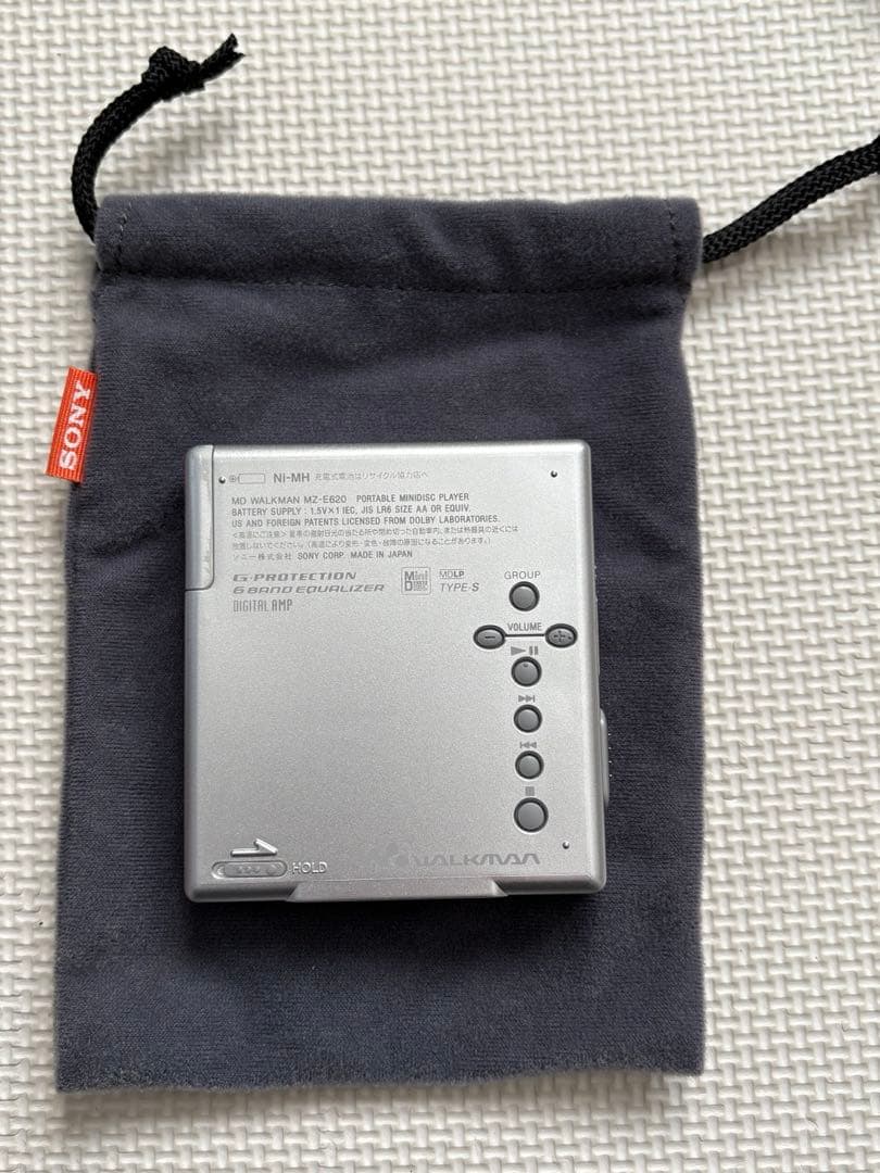 SONY ポータブルMD WALKMAN MZ-E620