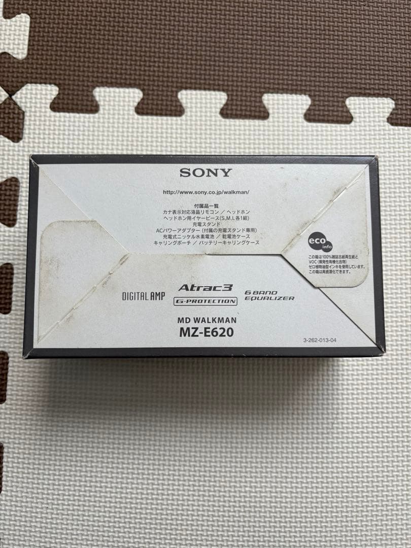 SONY ポータブルMD WALKMAN MZ-E620