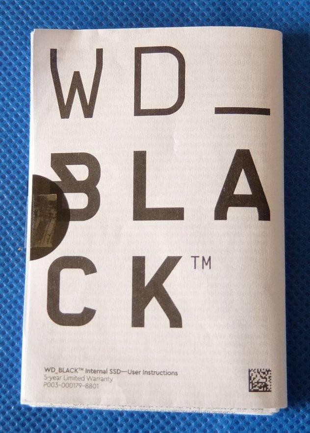 WD_BLACK SN850X NVMe SSD 1TB　（使用時間：251ｈ）