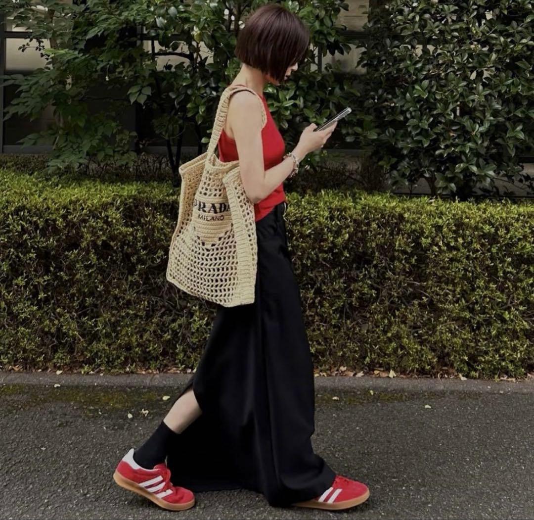 【ok.soon /オクスン】 maxi skirt ブラック サイズM