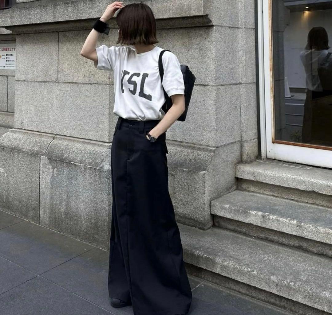 【ok.soon /オクスン】 maxi skirt ブラック サイズM