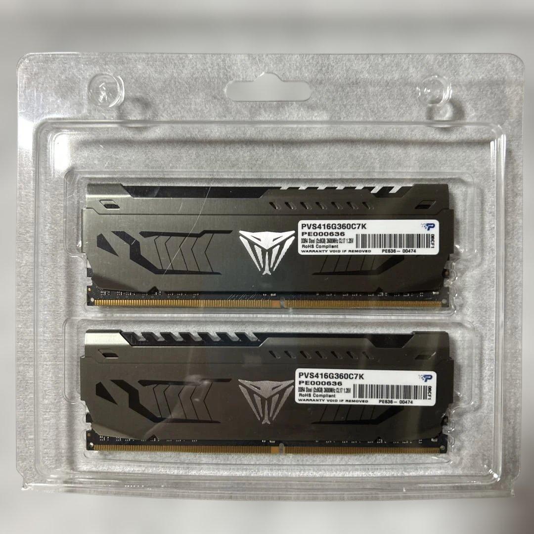 Viper Steel 16GB DDR4 3600MHz メモリー