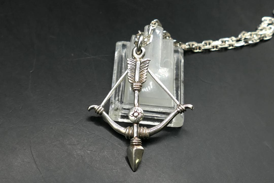 美品　silver925　アロー　弓矢　ネックレス　ペンダント　アクセサリー