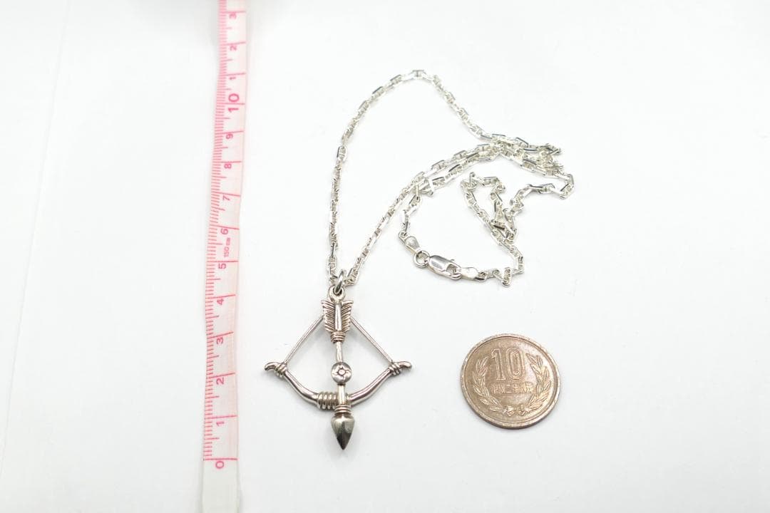 美品　silver925　アロー　弓矢　ネックレス　ペンダント　アクセサリー