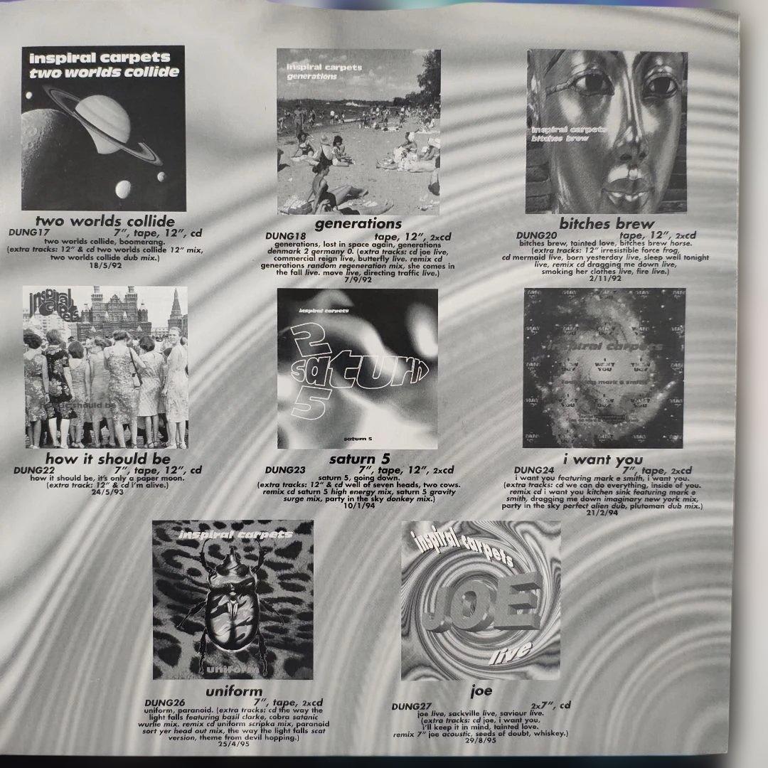 Inspiral Carpets The Singles 限定盤 LP 2ＥＰ1