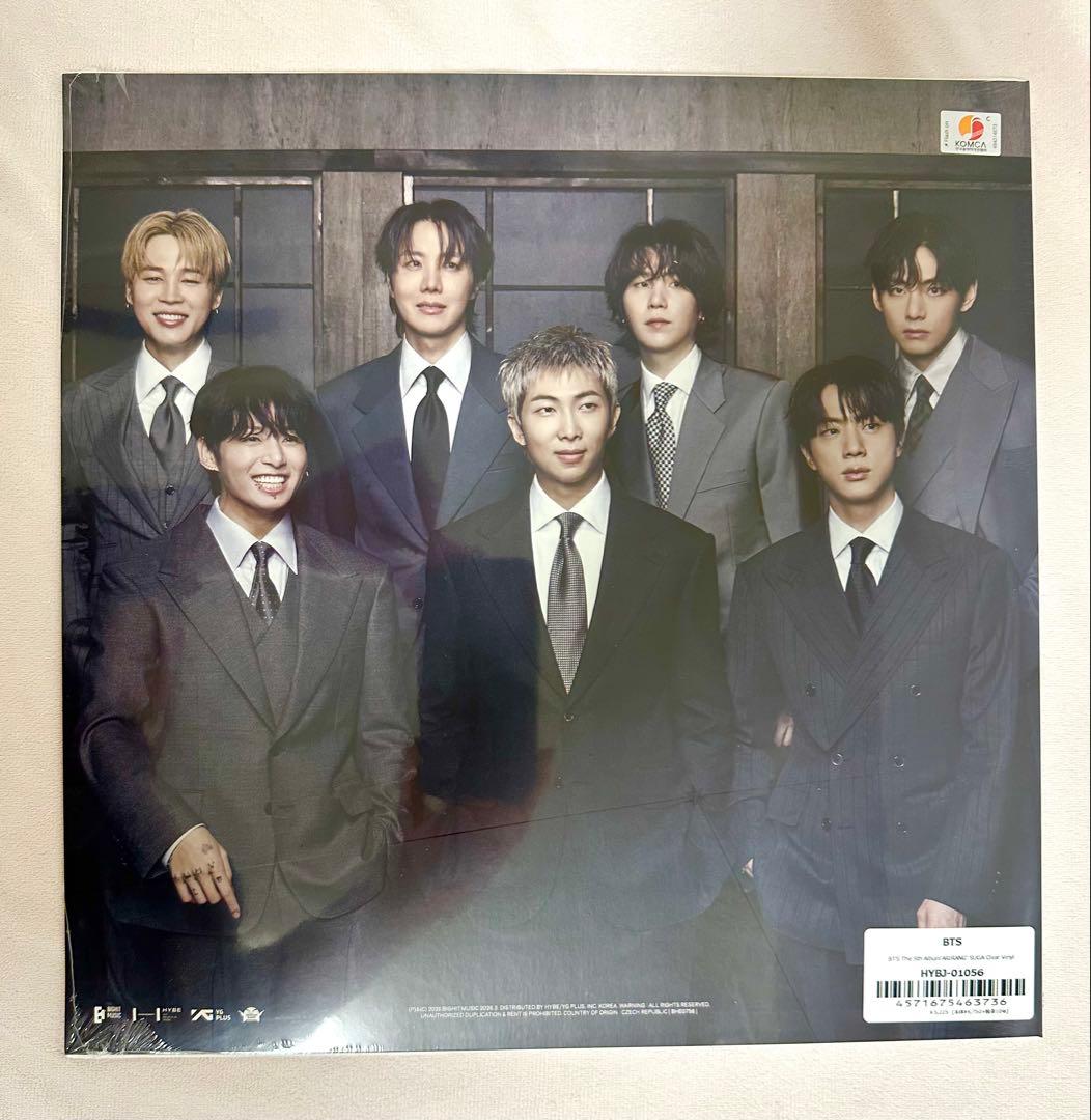 BTS 'ARIRANG' (SUGA CLEAR Vinyl) ユンギ