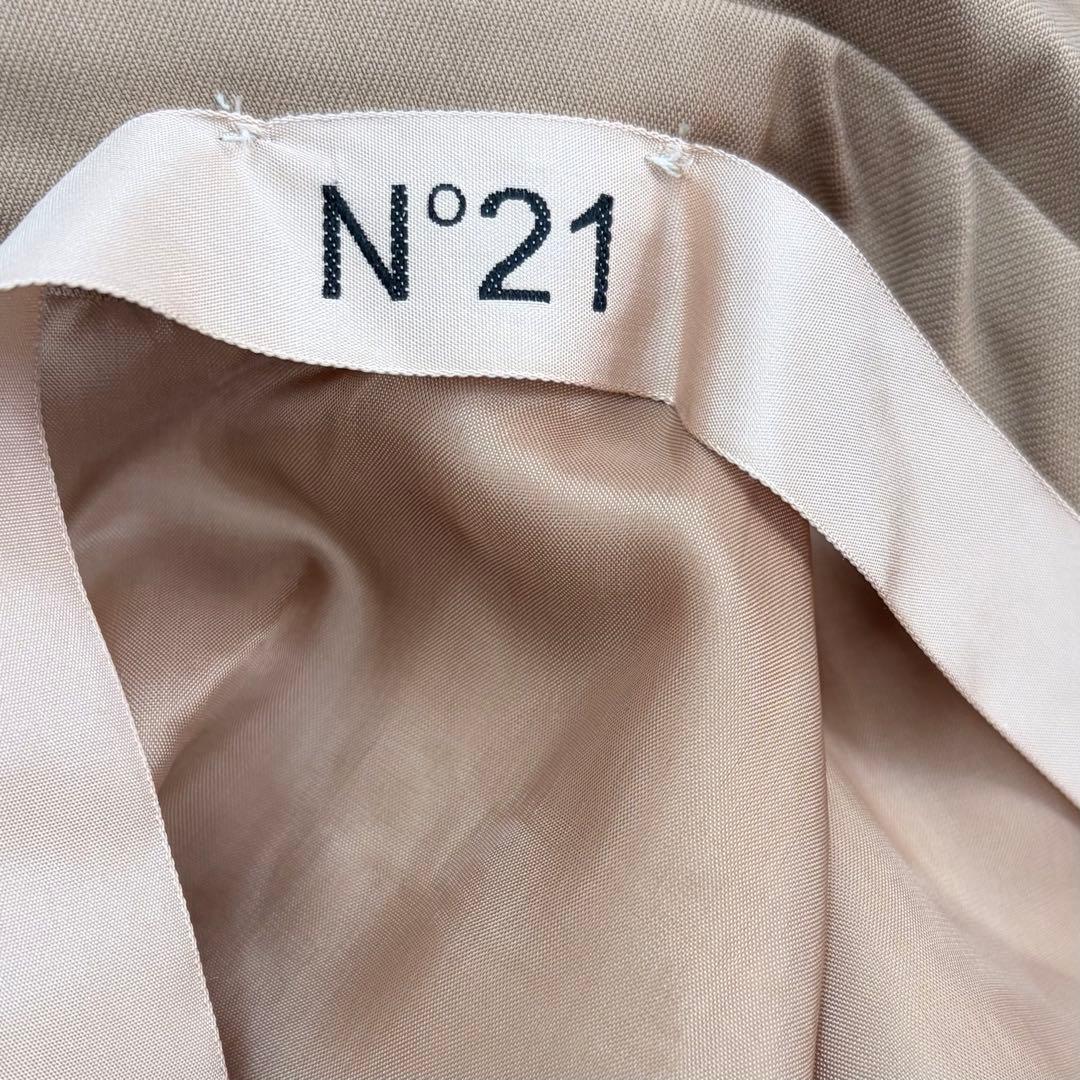 【美品✨バックティアードフリル 】N°21襟付きワンピース ヌメロヴェントゥーノ