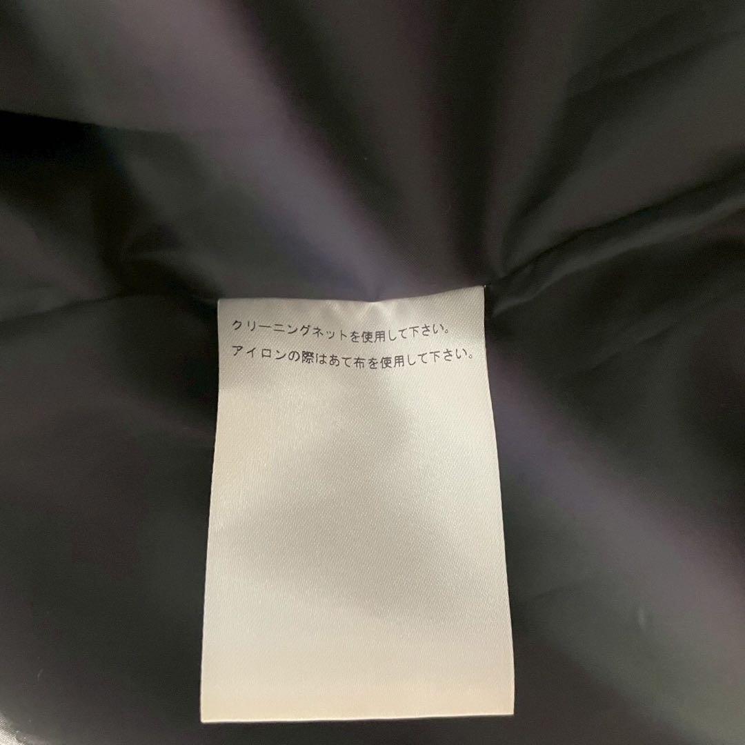 【レキップ】キルティングコート 38 ブラック 綿 ロング 無地 綺麗め