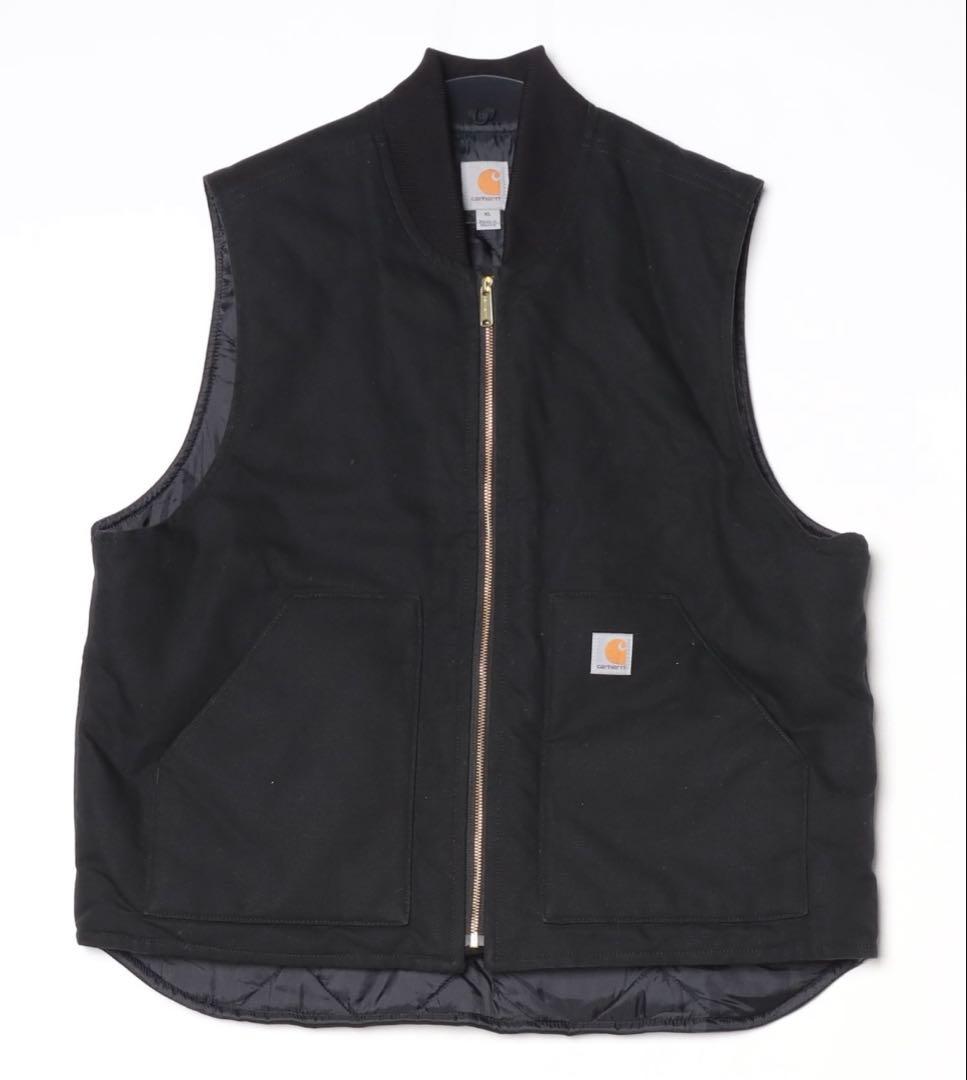 Carhartt カーハート　ダックベスト　ワークウェア　キルティング　ジップ