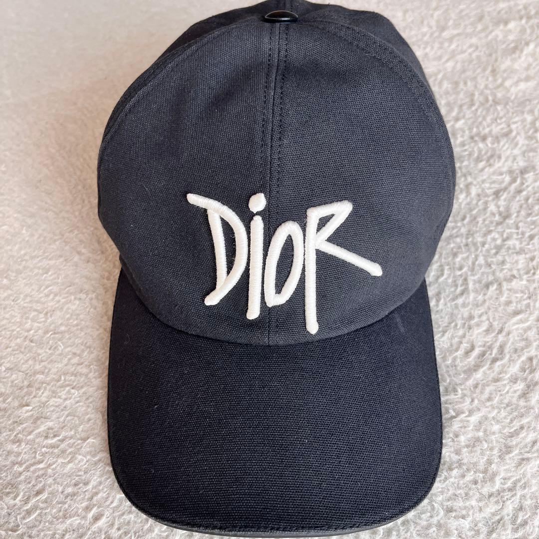 DIOR ×Stussy ディオール ステューシー ロゴ キャップ 帽子