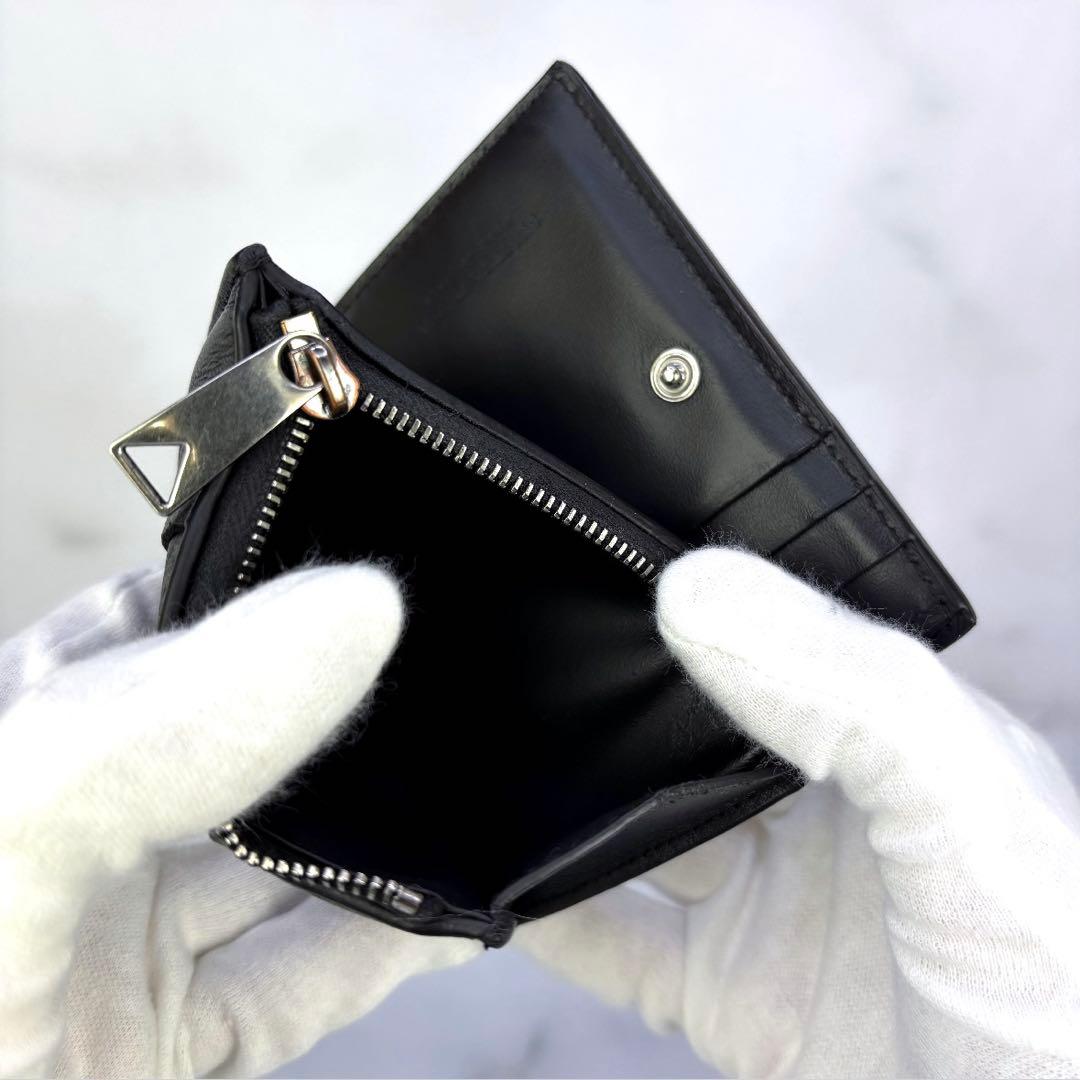 【極美品✨】BOTTEGA VENETA　コンパクト財布　2つ折り　カセット