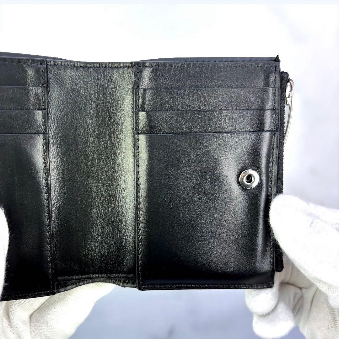 【極美品✨】BOTTEGA VENETA　コンパクト財布　2つ折り　カセット
