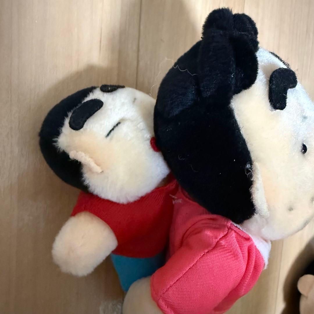 クレヨンしんちゃん　初期　ぬいぐるみ　2体　ヒロシ　シロ　レトロ