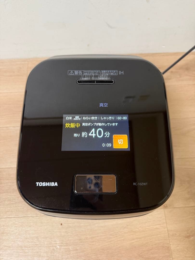 TOSHIBA RC-10ZWT 2022年製　動作確認済み