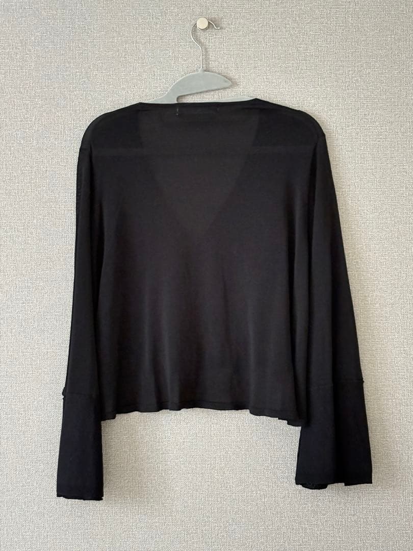 Her lip to UV Knit Dress Cardigan ブラック S