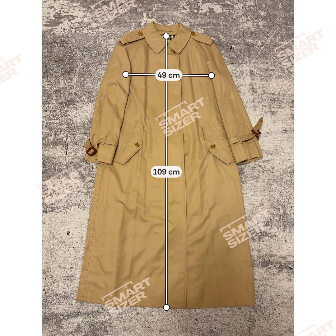 美品 80s〜90sヴィンテージバーバリートレンチコート ノバチェック