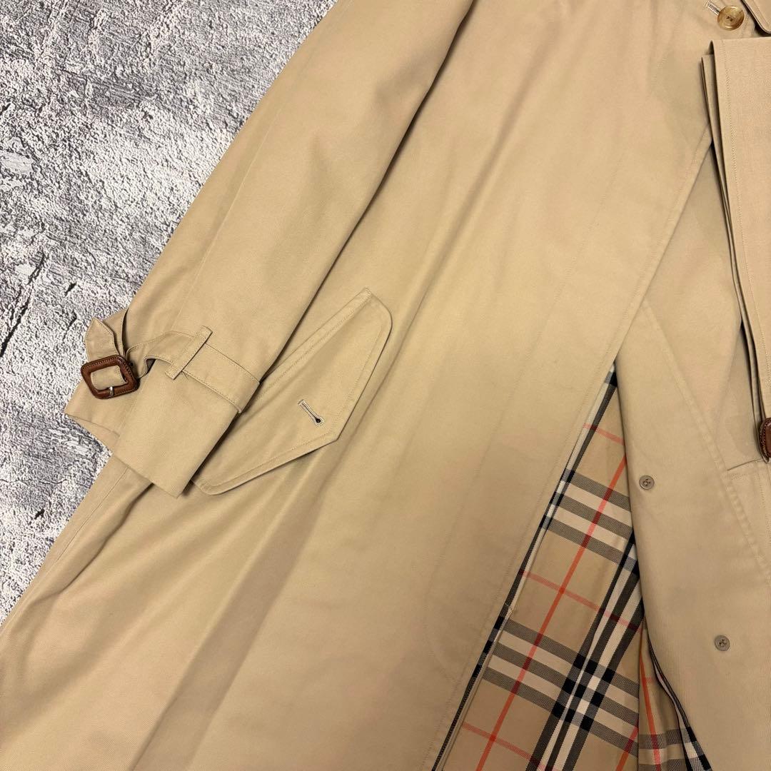 美品 80s〜90sヴィンテージバーバリートレンチコート ノバチェック