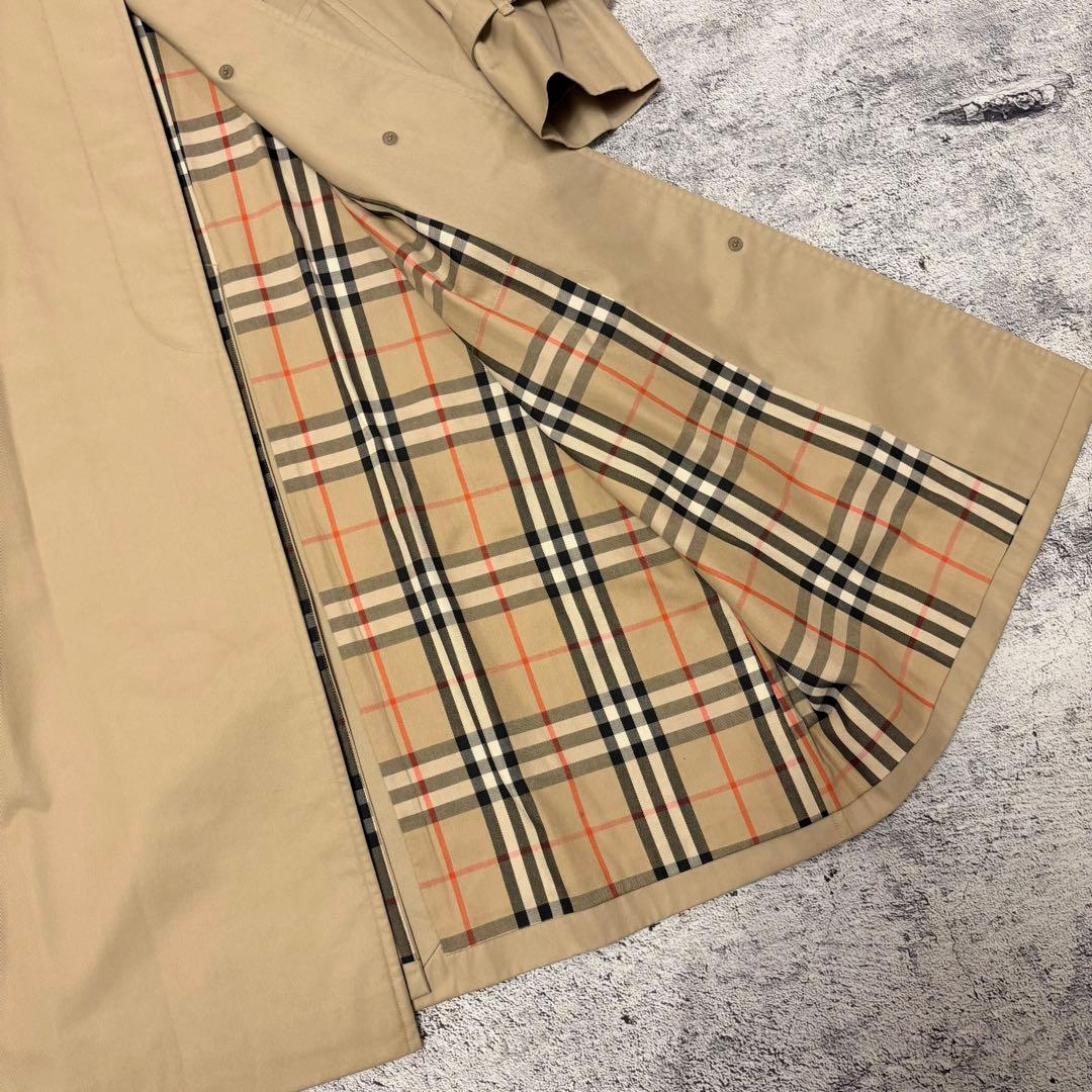 美品 80s〜90sヴィンテージバーバリートレンチコート ノバチェック