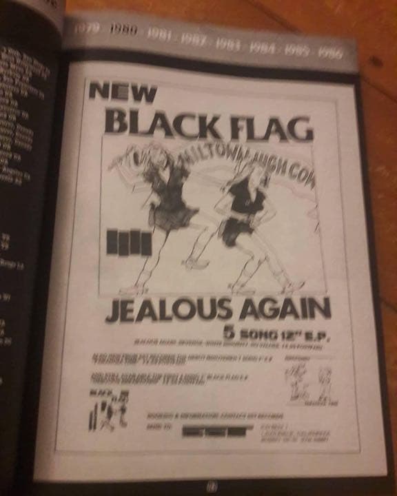アート・デザイン・音楽 LARGER THAN LIFE Black Flag Memorabilla