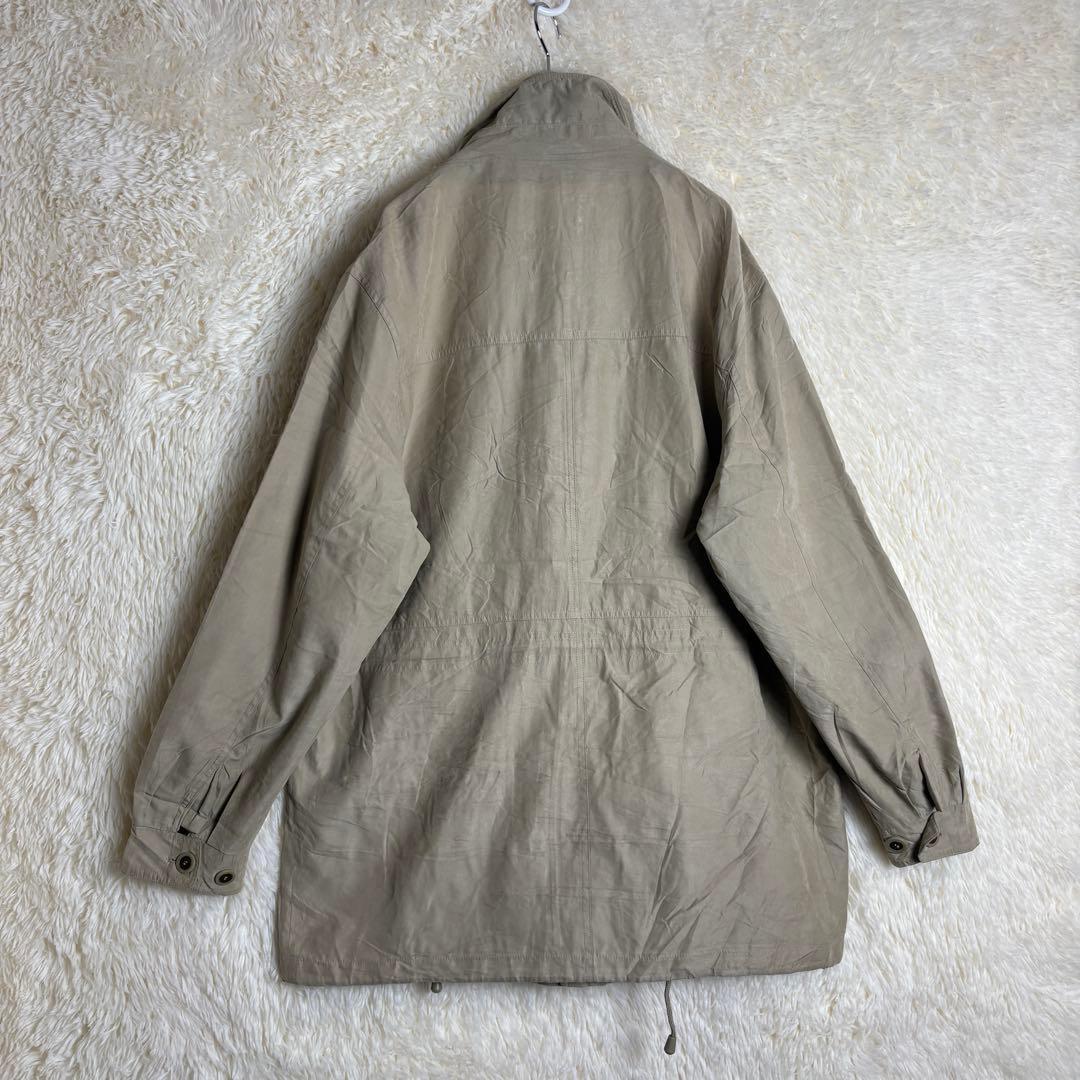 XL　ロングコート　C＆A　フェイクスエード　マルチポケット　ユーロ