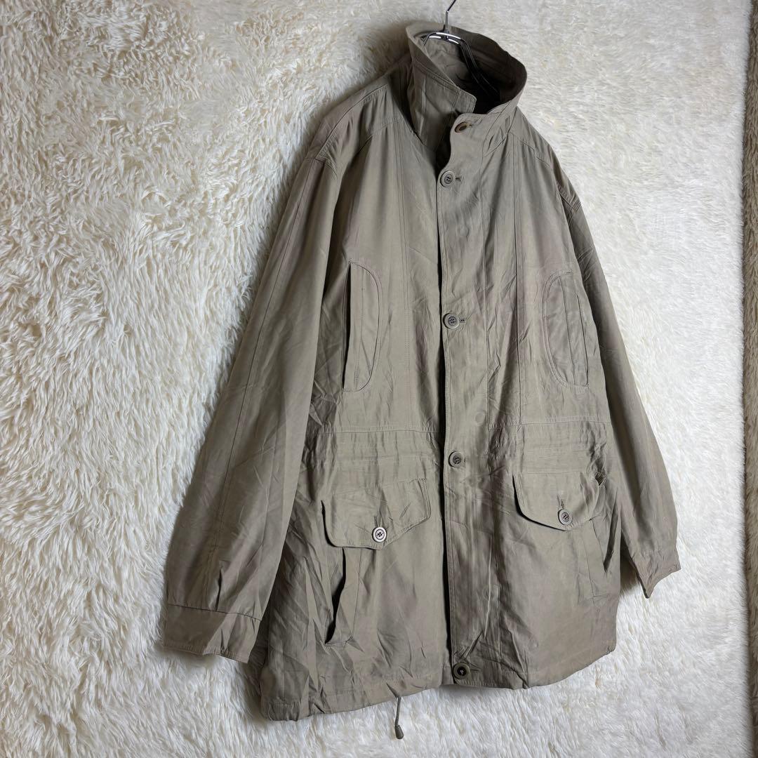 XL　ロングコート　C＆A　フェイクスエード　マルチポケット　ユーロ