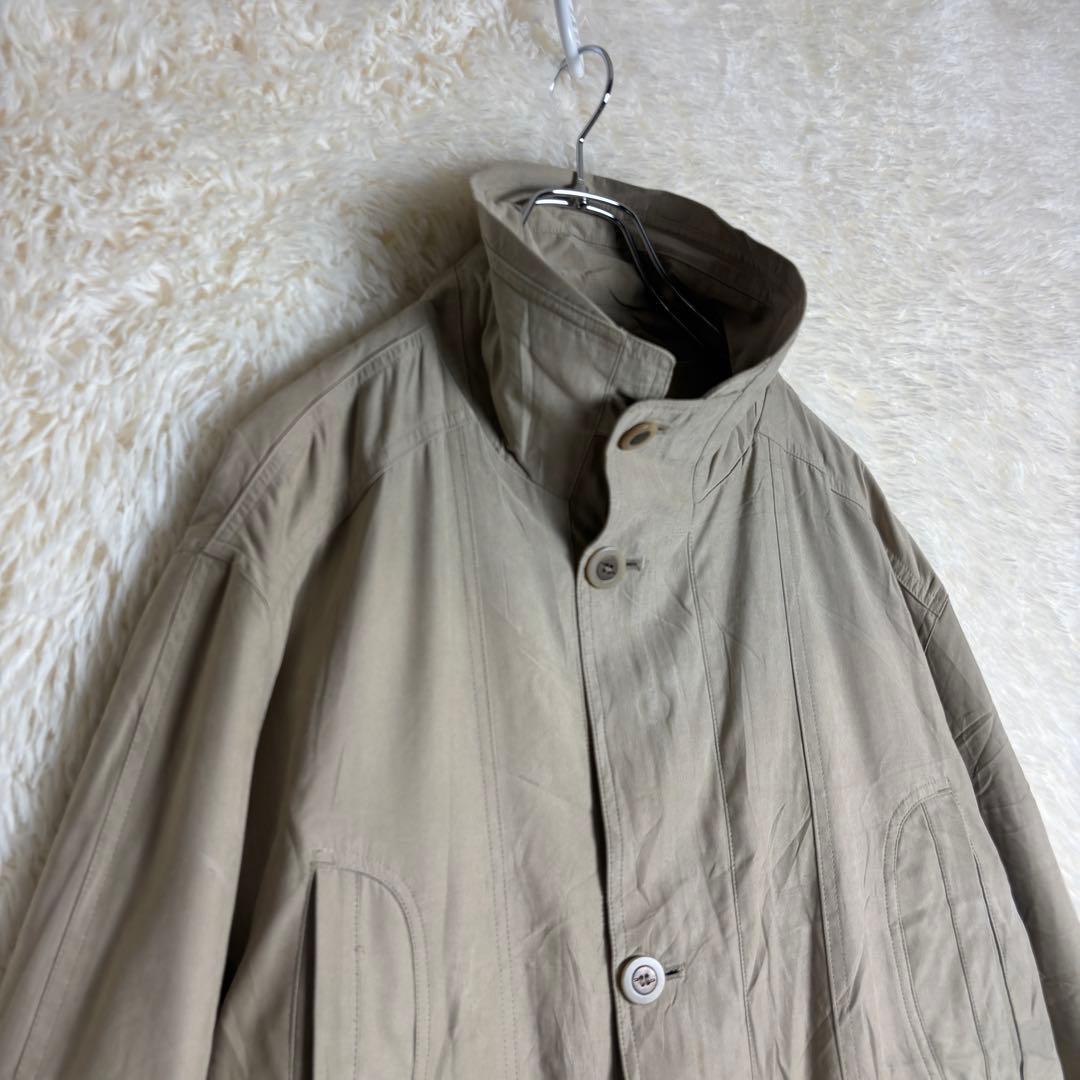 XL　ロングコート　C＆A　フェイクスエード　マルチポケット　ユーロ