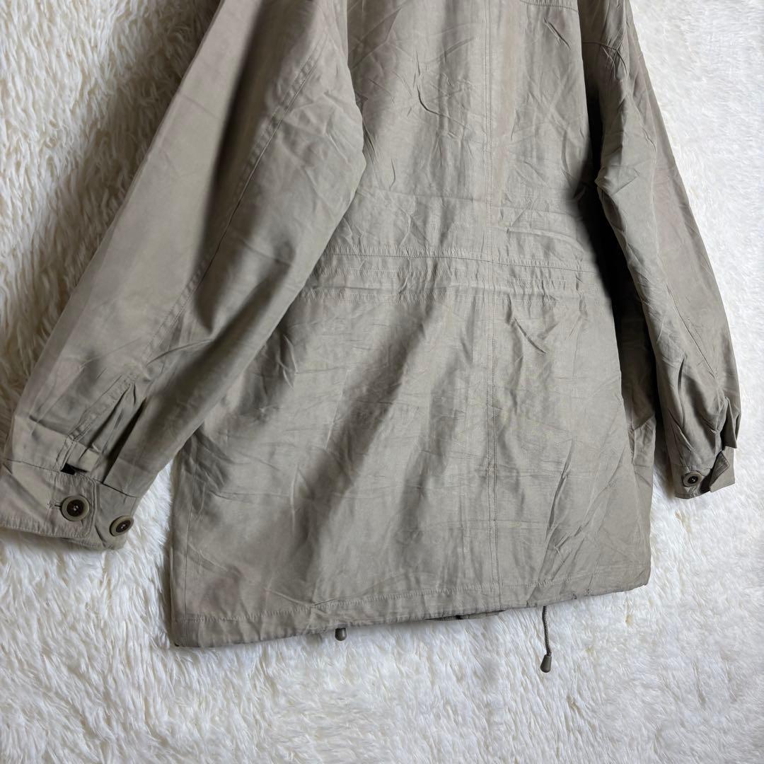 XL　ロングコート　C＆A　フェイクスエード　マルチポケット　ユーロ