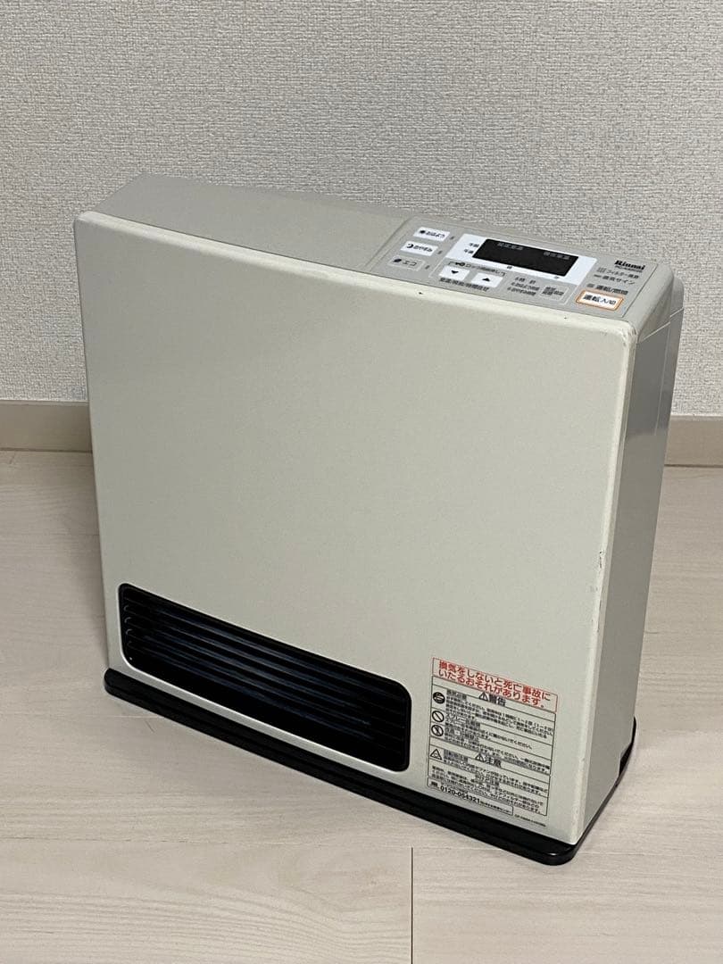 リンナイ RC-K4002E-WH ガスファンヒーター デジタル表示 ホワイト