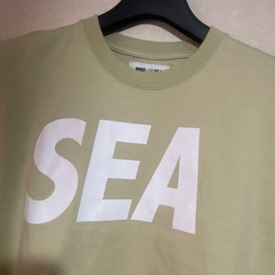 wind and sea 【希少カラー】ウインダンシー ビックロゴ ピスタチオ