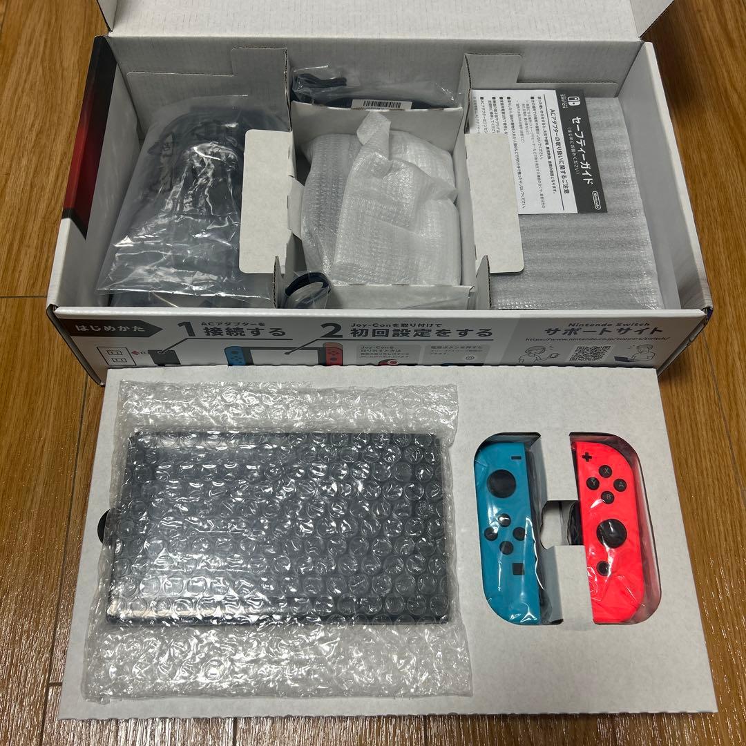 【ほぼ未使用】Nintendo Switch 本体 付属品あり 箱付き