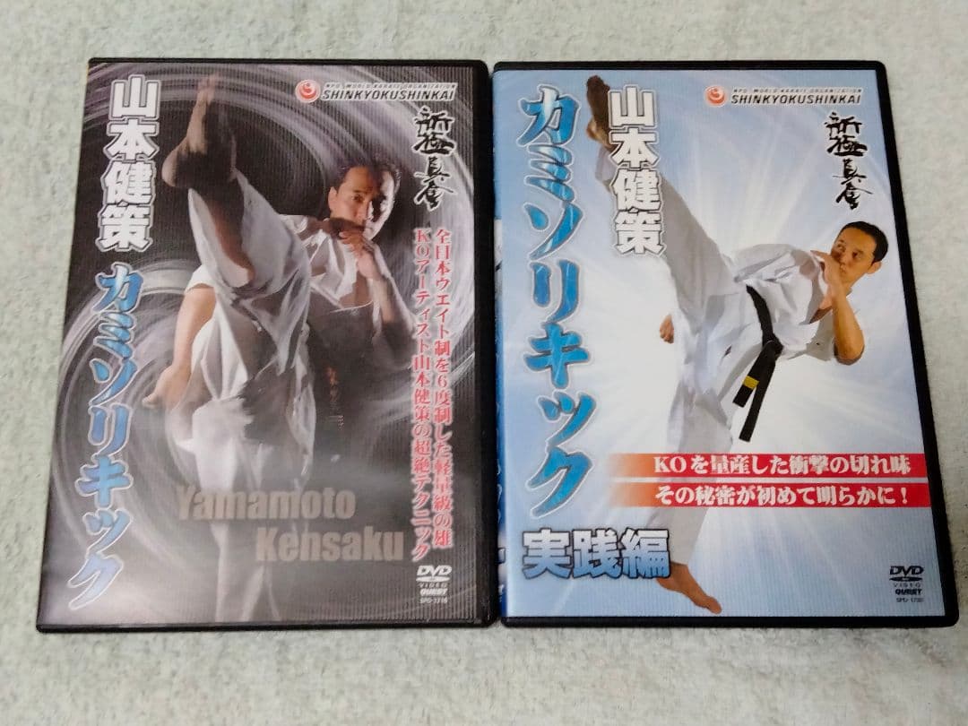 DVD 新極真会山本健策カミソリキックとカミソリキック実践編の二本セット