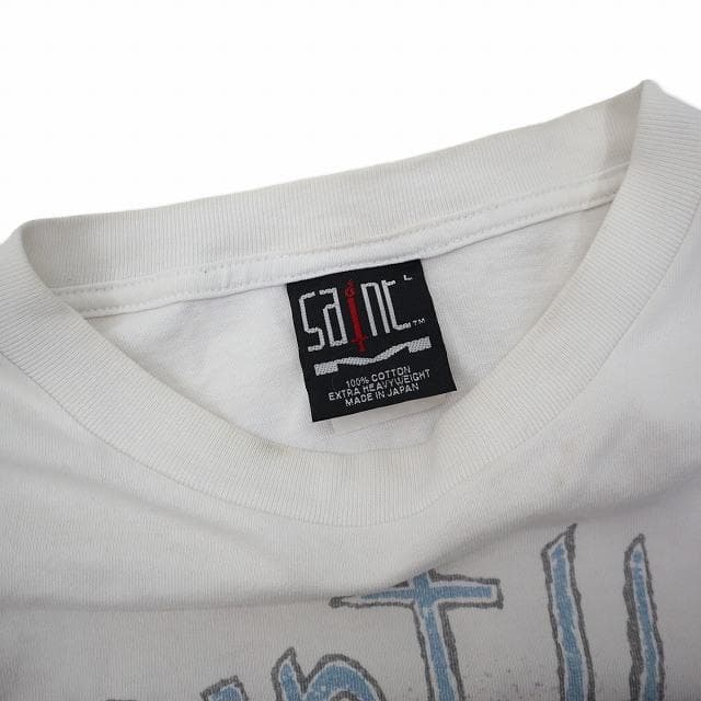 セントマイケル SS TEE クルーネック プリント 半袖 Tシャツ L