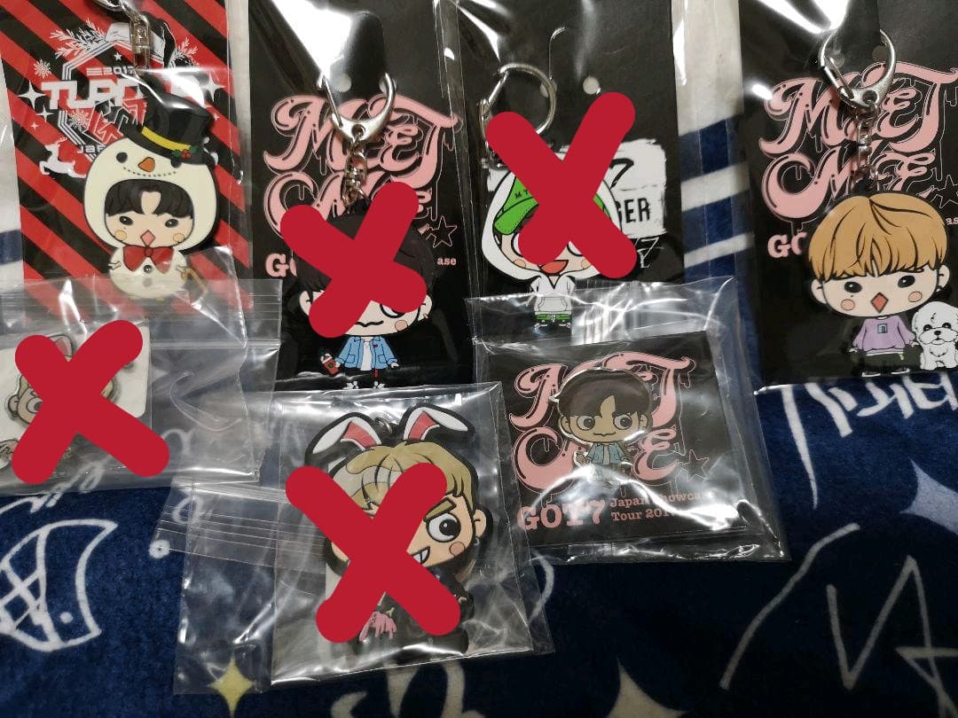 GOT7 グッズバラ可能【計16個】ジャクソン、ヨンジェ