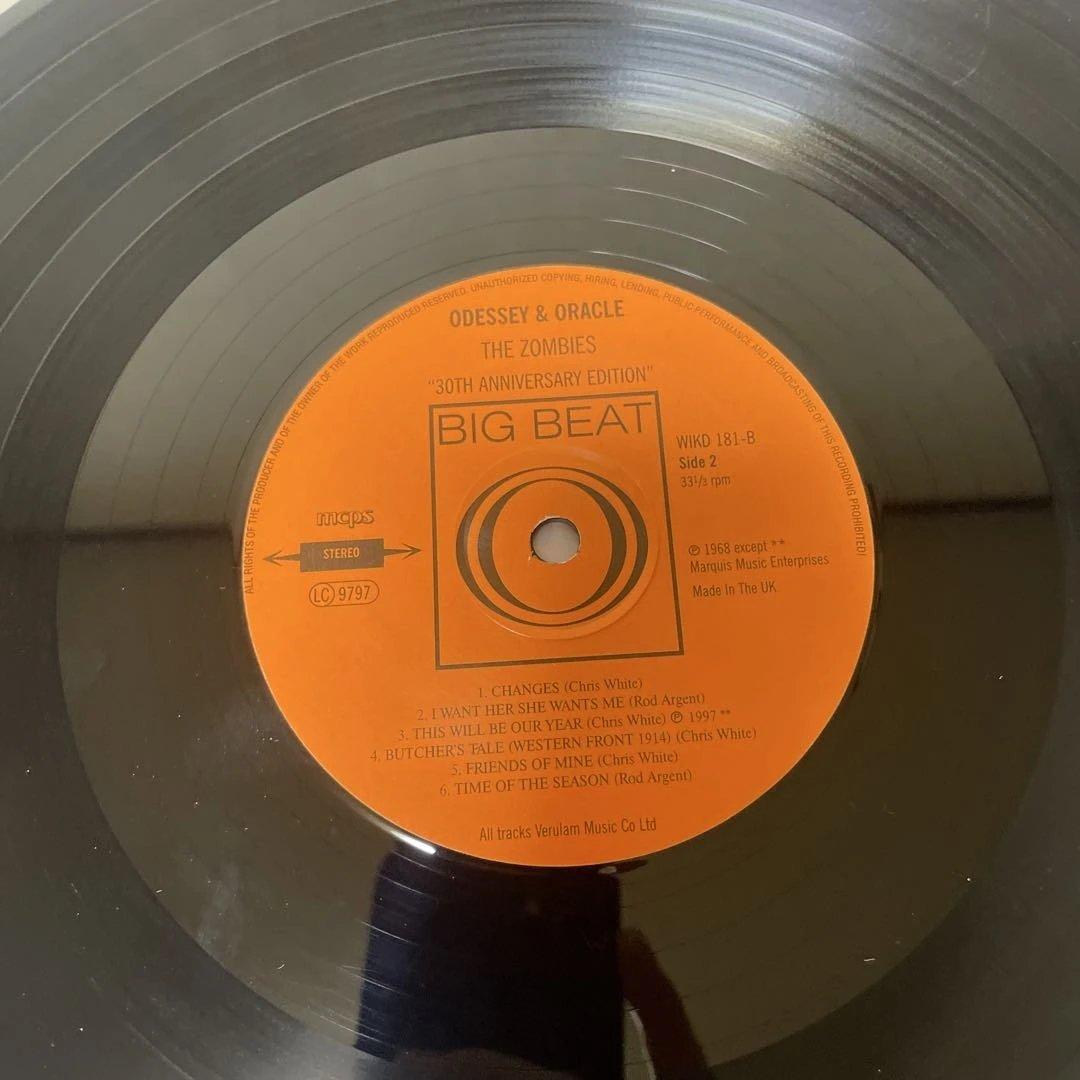 ザ・ゾンビーズ LPレコード オデッセイ・アンド・オラクル 30周年記念盤UK盤