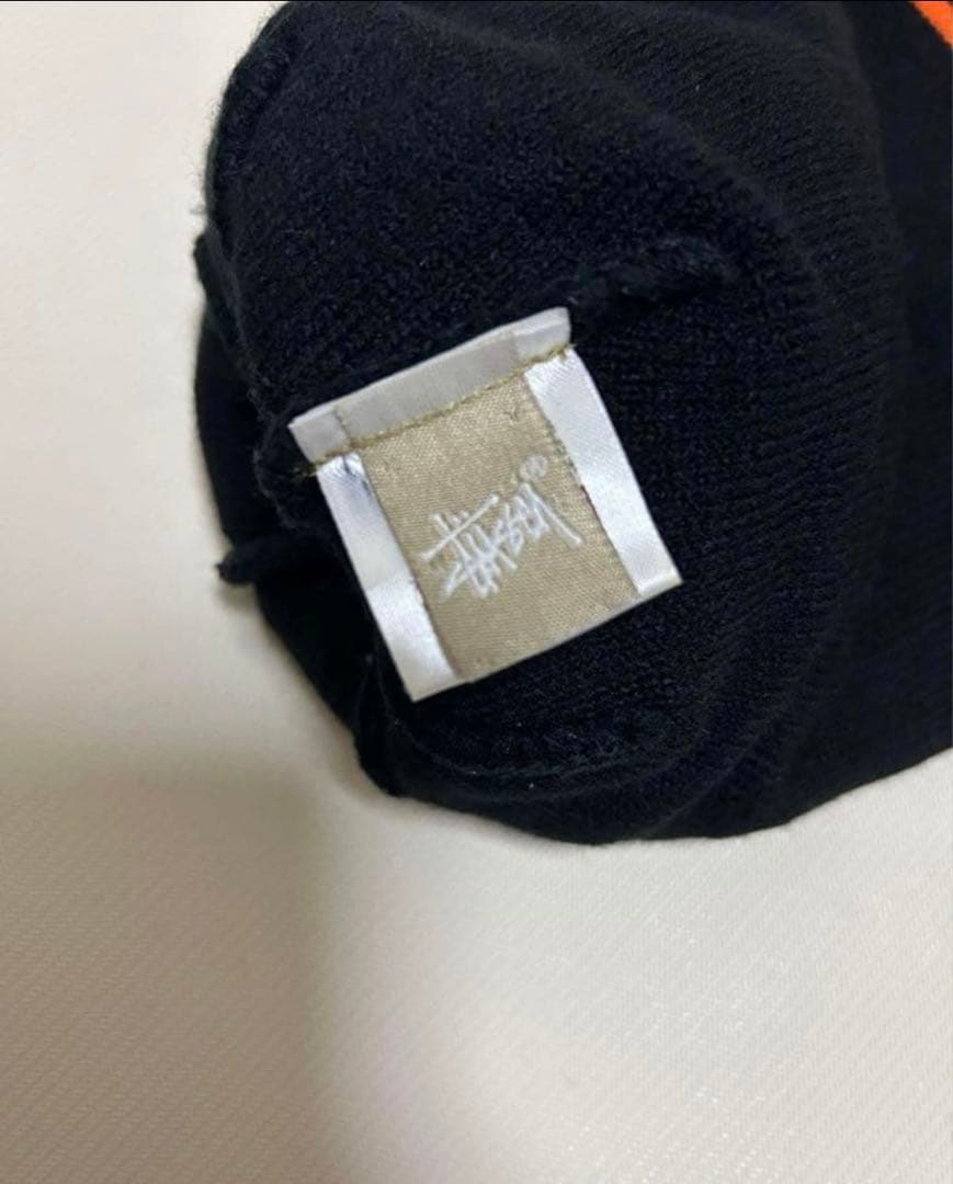 stussy ステューシー　ボンボンニット帽　ビーニー